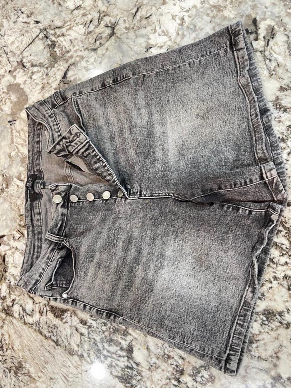 Judy Blue Black Washed Denim Jean Shorts
